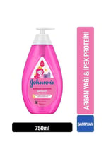 Johnson's Baby Işıldayan Parlaklık Argan Yağı Özlü Şampuan 750 mL - Seçenekler: 500 ml, 500 ml (2 paketi), 750 ml, 750 ml (2 paketi)