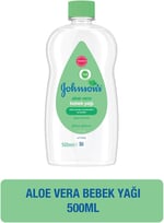 Johnson's Baby Nemlendirici ve Besleyici Aloe Vera Bebek Yağı 500 Ml