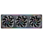 JONSBO ZA-360BR (Ters) PC Kasa Fanı, Hepsi (3) Bir Arada, 3x120mm 3Pin ARGB Fanlı Tek Çerçeve Ünitesi, PWM, 4 Taraflı Sonsuzluk Ayna Fanlı Ters Bıçak Sessiz F - Seçenekler: ZA360BR Siyah, ZA360B Siyah