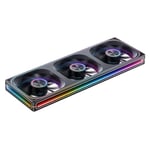 JONSBO ZA-360BR (Ters) PC Kasa Fanı, Hepsi (3) Bir Arada, 3x120mm 3Pin ARGB Fanlı Tek Çerçeve Ünitesi, PWM, 4 Taraflı Sonsuzluk Ayna Fanlı Ters Bıçak Sessiz F - Seçenekler: ZA360BR Siyah, ZA360B Siyah