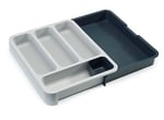 Joseph Joseph 85042 DrawerStore Genişleyen Çatal Bıçak Düzenleyici, Koyu Gri