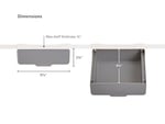Joseph Joseph CupboardStore Raf Altı Çekmece, Gri