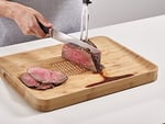 Joseph Joseph Cut&Carve Plus Büyük Bambu Kesme Tahtası, Bambu