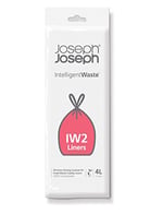 Joseph Joseph Intelligentwaste Organik Çöp Torbası, 50 Adet, 4 Litre, Şeffaf