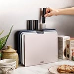 Joseph Joseph Nest 6 Parçalı Kesme Tahtası ve Bıçak Seti, Gümüş