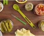 Joseph Joseph Scoop & Pick 2 Parça Kavanoz Çatal Kaşığı, Yeşil