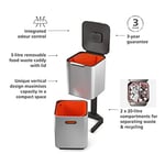 Joseph Joseph Totem Çöp Kovası, Paslanmaz Çelik, 40 Litre - Seçenekler: 40L, 60L