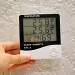 Jouis İç Mekan Higrometre (Nem Ölçer) ve Termometre, Büyük Ekran, Masa Ayaklı, Asmalı, Mıknatıslı, Elektronik Sıcaklık ve Nem Ölçer