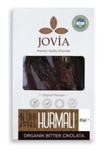 JOVİA Organik Çikolata-%100 Bitter Hurmalı 85 gr