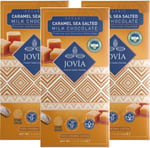 jovia premium quality chocolate Organik Sütlü Çikolata-karamel&deniz Tuzlu 3'lü Avantaj