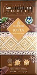 jovia premium quality chocolate Organik Sütlü Çikolata-kahveli 3'lü Avantaj Paket