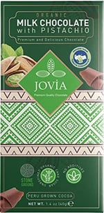 jovia premium quality chocolate Organik Sütlü Çikolata-antep Fıstıklı 3'lü Avantaj Paket