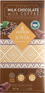 jovia premium quality chocolate Organik Sütlü Çikolata-kahveli 3'lü Avantaj Paket