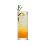 JoyJolt 16oz Yivli Highball Bardakları - Cin, Meyve Suyu, Su için 2 Nervürlü Uzun Kokteyl Bardakları - Seçenekler: Highball Gözlük, Kırmızı Şarap Kadehleri