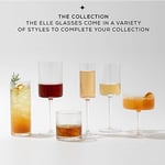 JoyJolt 16oz Yivli Highball Bardakları - Cin, Meyve Suyu, Su için 2 Nervürlü Uzun Kokteyl Bardakları - Seçenekler: Highball Gözlük, Kırmızı Şarap Kadehleri