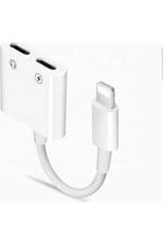 Joyroom S-M403 Iphone Lightning To Ligtning Ses Şarj Çoğaltıcı Beyaz