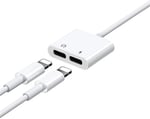 Joyroom S-M403 Iphone Lightning To Ligtning Ses Şarj Çoğaltıcı Beyaz