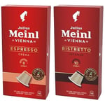 Julius Meinl Espresso Crema Kapsül Kahve 10 Adet ve Julius Meinl Ristretto Intenso Kapsül Kahve 10 Adet Biodegradable