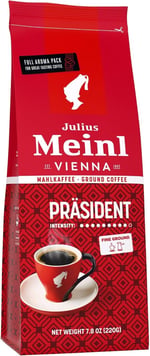 Julius Meinl Präsident Blend Öğütülmüş Filtre Kahve, Orta Kavrulmuş, Yumuşak İçim 220 g