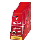 Julius Meinl President Blend Öğütülmüş Filtre Kahve, 220 Gram x 8 Adet