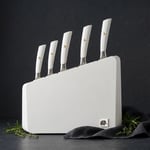 Jumbo Katana Standlı 6 Parça Alman Çeliği Beyaz Bıçak Seti