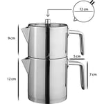 Jumbo Metalix Midi Full Metal Çaydanlık