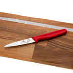 Jumbo Practico Alman Çeliği Red Tırtıklı Soyma Bıçağı - 9 cm