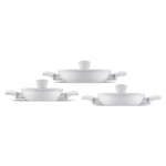 Jumbo Swiss Crystal 6 Parça Light Grey Sahan Seti