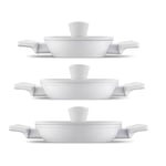 Jumbo Swiss Crystal 6 Parça Light Grey Sahan Seti