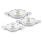 Jumbo Swiss Crystal 6 Parça Light Grey Sahan Seti