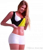 Junlan Hot Sweat Body Shaper Tank Top Shirt Tummy Control Fat Burner Neopren Sauna Kemer Ağırlık Kayıp için Yelek