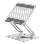 Juo 360° Dönebilen Alüminyum Tablet Standı Yükseklik ve Eğim Ayarlı Metal Tablet Tutucu iPad Pro 13 12 11 Air Mini 5 4 3 Telefon E-Okuyucu Uyumlu