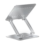 Juo 360° Dönebilen Alüminyum Tablet Standı Yükseklik ve Eğim Ayarlı Metal Tablet Tutucu iPad Pro 13 12 11 Air Mini 5 4 3 Telefon E-Okuyucu Uyumlu