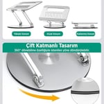 Juo 360° Dönebilen Yükseklik Ayarlı Metal Notebook Laptop Standı