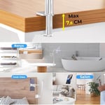 Juo 90 CM Akrobat Esnek Tablet ve Telefon Tutucu Stand Beyaz