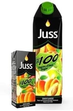 Juss%100 Elma Kayısı Suyu 1 lt