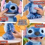 Just Play Disney Ultimate Stitch – Fonksiyonel Pelüş Hayvan, 100+ Gürültü ve Tepki, 3 Yaşından İtibaren, 43 cm, Etkileşimli, Pelüş Hayvan