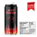 Just Power Enerji İçeceği, 500 ml (24'lü Paket, 24 adet x 500 ml)