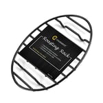 JY COOKMENT Entegre ayaklı kızartma rafı, soğutma kurutucu, emaye kaplamalı mutfak rafı, PTFE içermez, pişirme, kavurma, kurutma, ızgara, bulaşık makinesinde yıkanabilir (25,4 cm x 16,5 cm)