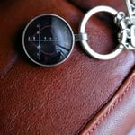 K.DOT Matematik Temalı Anahtarlık Kardiyoit Eğri Figürlü