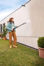 Kärcher Yüksek basınçlı temizleyici püskürtme borusu Eco!Booster 180, düz püskürtmeye kıyasla%50 daha yüksek temizleme performansı, su, enerji ve zaman tasarrufu sağlar, Kärcher K 7 yüksek basınçlı