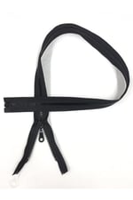Kaban Mont Fermuarı 80 Cm Siyah