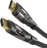 KabelDirekt – 4K HDMI kablosu – 10m (Ethernetli Yüksek Hızlı HDMI, 4K Ultra HD, 3D, Full HD, 1080p, HDR, ARC, PS5, XBOX, HDTV) - Seçenekler: 10m, 0,5m, 1m, 1,5m, 2m, 3m, 5m, 7,5m