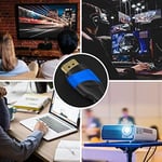 KabelDirekt – 4K ve 8K HDMI Kablosu – 3,1m – 0,15-22,5m arasında mevcut – Her HDMI bağlantısı için (4K@120Hz & 8K@60Hz, Yüksek Hızlı Ethernet, TV, Blu-ray, PS5, Xbox, Switch – siyah)