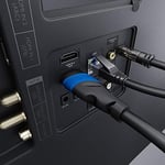KabelDirekt – 4K ve 8K HDMI Kablosu – 3,1m – 0,15-22,5m arasında mevcut – Her HDMI bağlantısı için (4K@120Hz & 8K@60Hz, Yüksek Hızlı Ethernet, TV, Blu-ray, PS5, Xbox, Switch – siyah)