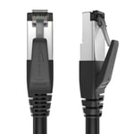 KabelDirekt – Cat 8 ağ kablosu, 40 Gigabit, esnek ve kırılmaz yapı – 10m (LAN kablosu/Ethernet kablosu, maksimum fiber hızı iletir ve oyun/PS5/Xbox için uygundur, RJ45 fiş)