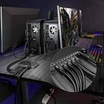 KabelDirekt – Cat 8 ağ kablosu, 40 Gigabit, esnek ve kırılmaz yapı – 10m (LAN kablosu/Ethernet kablosu, maksimum fiber hızı iletir ve oyun/PS5/Xbox için uygundur, RJ45 fiş)