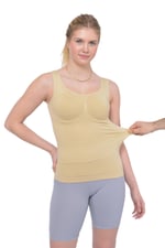 Kadın Atlet Şekillendirici ve Zayıflamaya Yardımcı - İdeal Vücut Hatlarına Ulaşın, Zayıflamaya Yardımcı Premium Korse Atlet - Bedenler: S, M, L, XL, XXL