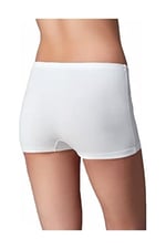 Kadın Beyaz 2 Li Paket Bambu Boxer Külot (Beyaz/S)