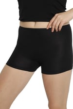 Kadın Beyaz 5'li ECO Paket Bambu Boxer Şort Külot